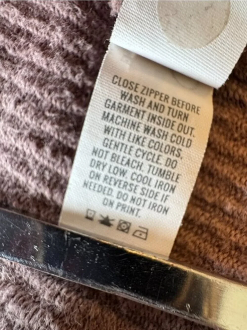 Aerie Good Vibes Corded Oversized Quarter Zip Sweatshirt XL Purple - Picture 11 of 11